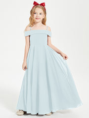 Chic Junior Bridesmaid Dresses Off the Shoulder Mist