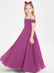 Chic Junior Bridesmaid Dresses Off the Shoulder Orchid