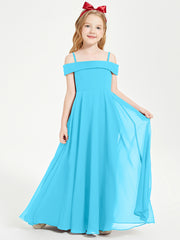 Chic Junior Bridesmaid Dresses Off the Shoulder Pool
