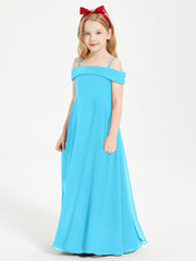 Chic Junior Bridesmaid Dresses Off the Shoulder Pool