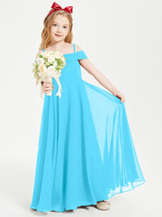 Chic Junior Bridesmaid Dresses Off the Shoulder Pool