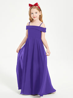 Chic Junior Bridesmaid Dresses Off the Shoulder Regency