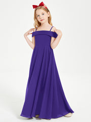 Chic Junior Bridesmaid Dresses Off the Shoulder Regency