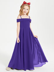 Chic Junior Bridesmaid Dresses Off the Shoulder Regency