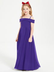 Chic Junior Bridesmaid Dresses Off the Shoulder Regency