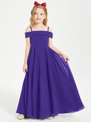 Chic Junior Bridesmaid Dresses Off the Shoulder Regency