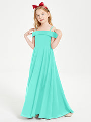 Chic Junior Bridesmaid Dresses Off the Shoulder Spa