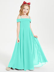 Chic Junior Bridesmaid Dresses Off the Shoulder Spa