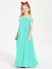 Chic Junior Bridesmaid Dresses Off the Shoulder Spa