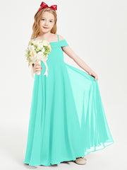 Chic Junior Bridesmaid Dresses Off the Shoulder Spa