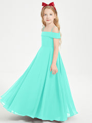 Chic Junior Bridesmaid Dresses Off the Shoulder Spa