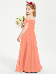Chic Junior Bridesmaid Dresses Off the Shoulder Sunset