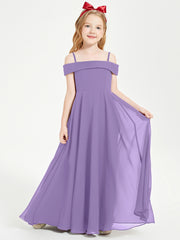 Chic Junior Bridesmaid Dresses Off the Shoulder Tahiti