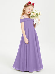 Chic Junior Bridesmaid Dresses Off the Shoulder Tahiti