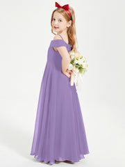 Chic Junior Bridesmaid Dresses Off the Shoulder Tahiti