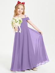 Chic Junior Bridesmaid Dresses Off the Shoulder Tahiti
