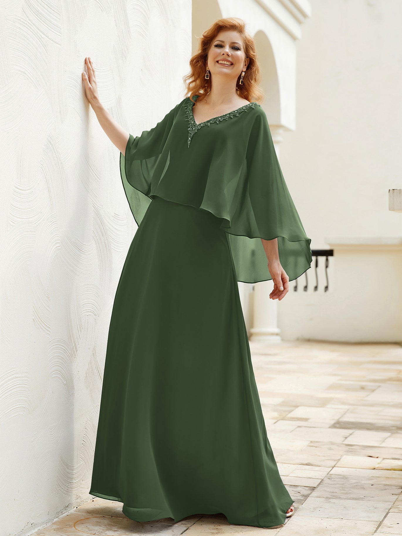 Olive Green Mother of the Bride Dresses  BABARONI