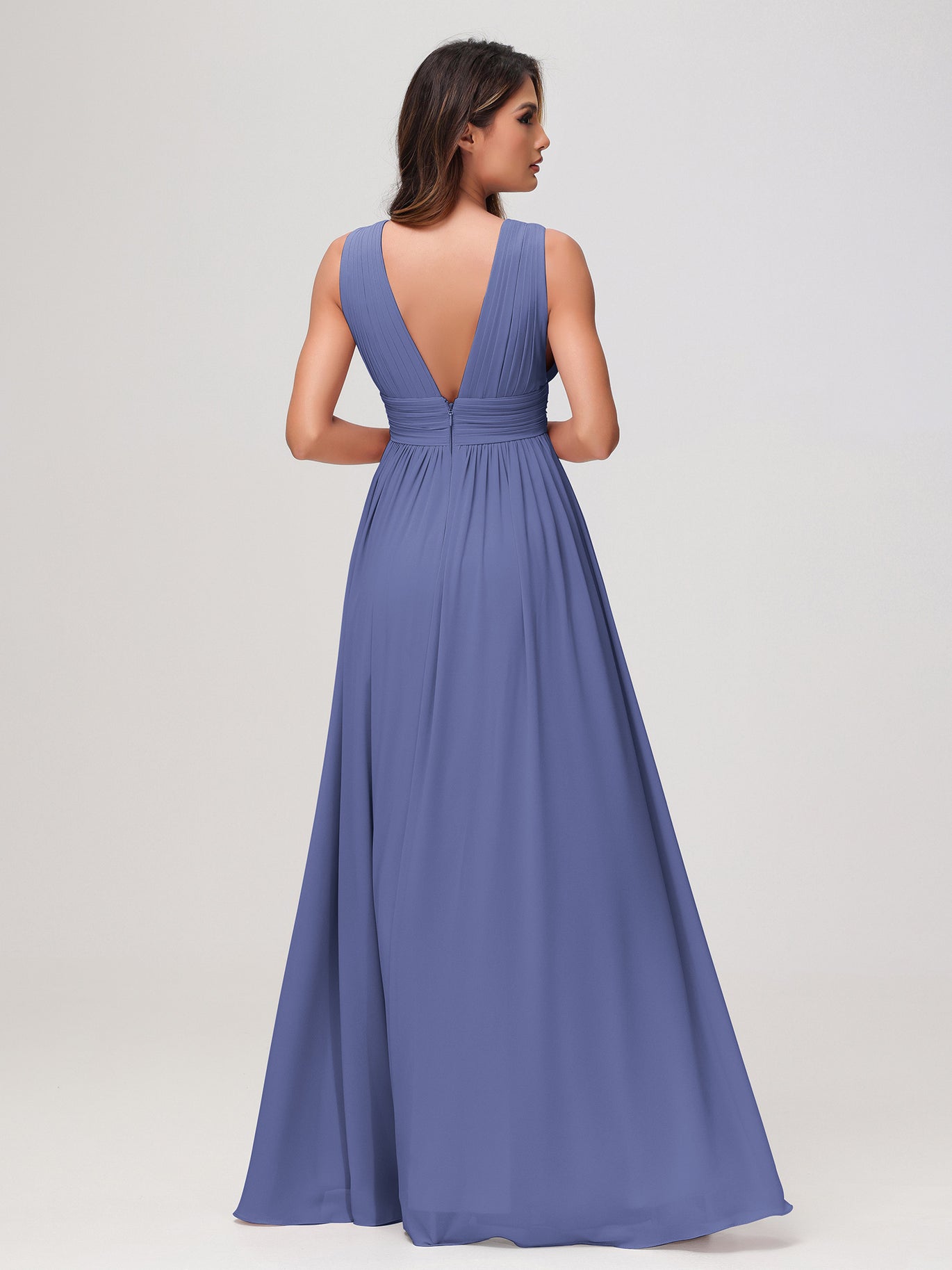 Periwinkle Bridesmaid Dresses BABARONI Periwinkle Bridesmaid Dresses BABARONI