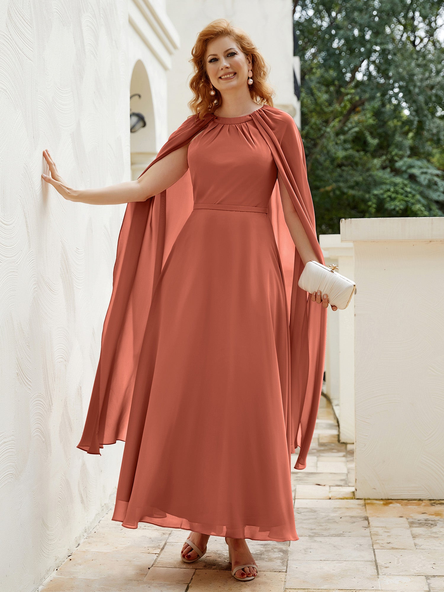 Rust Mother of the Bride Dresses – BABARONI