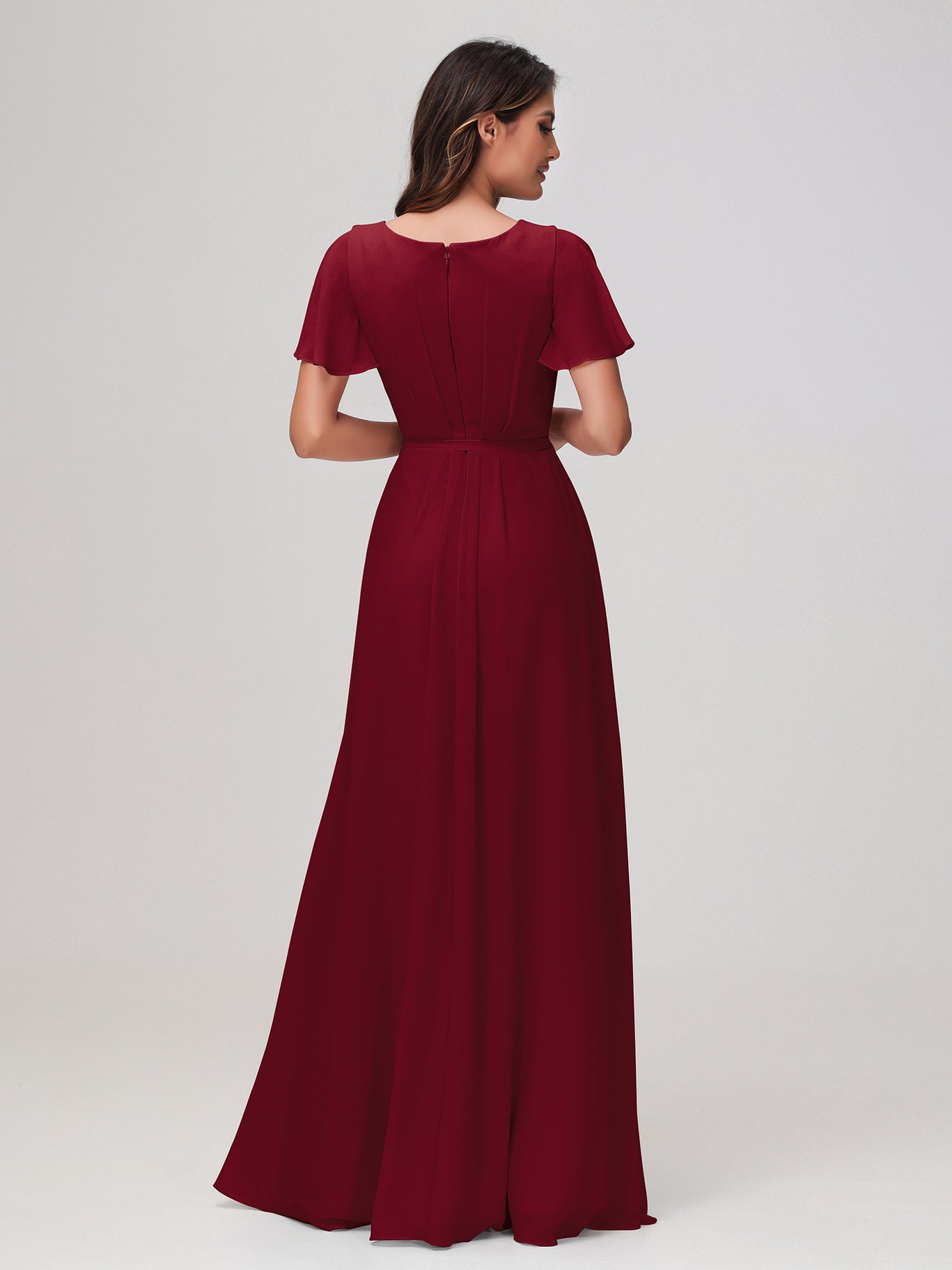 princess polly baby blue dress Burgundy & Dark Red Bridesmaid Dresses main image 1
