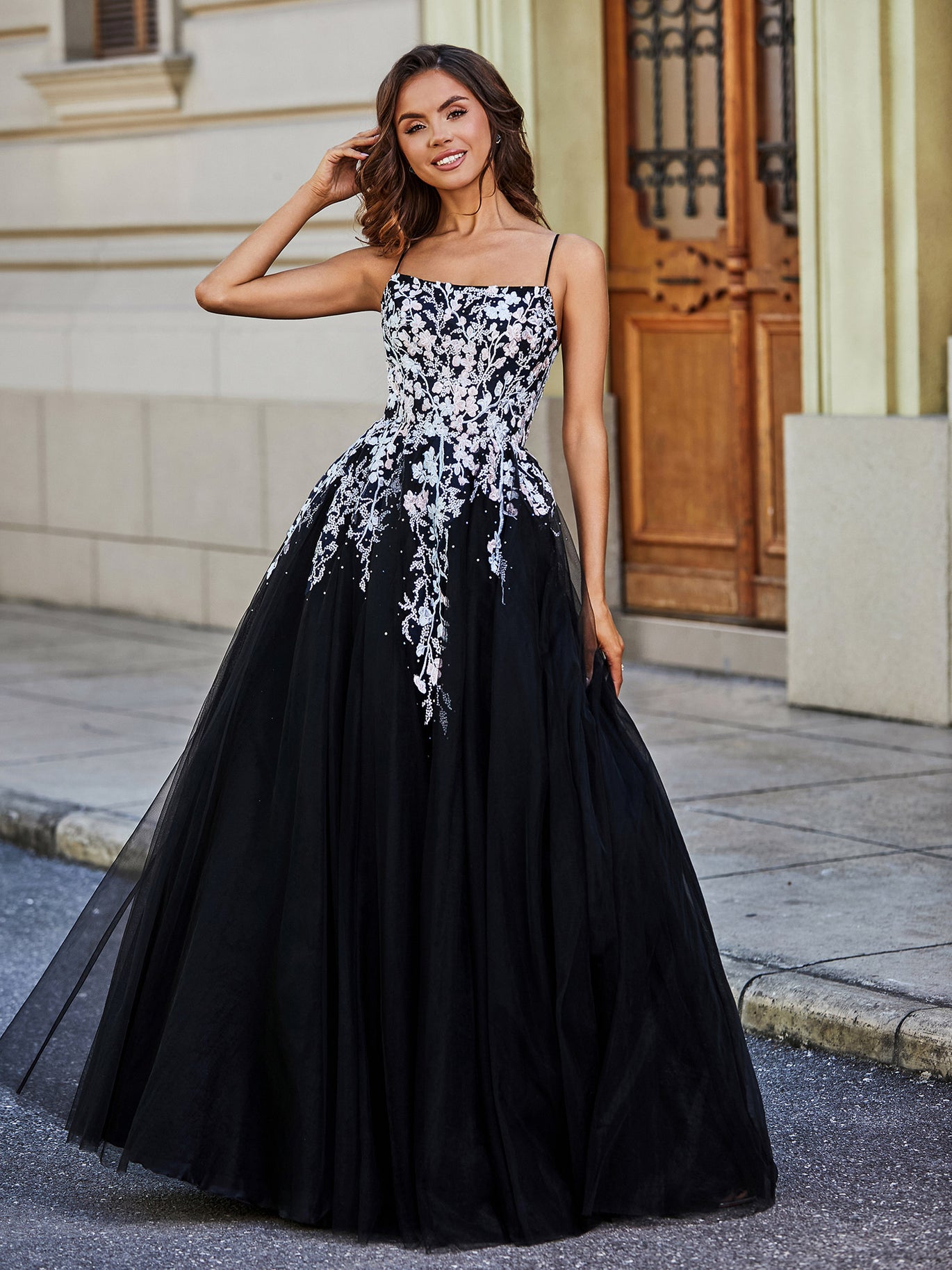 black prom dresses pinterest Gorgeous Black Prom Dress Off-the-Shoulder Holiday Dress Lace With Slit