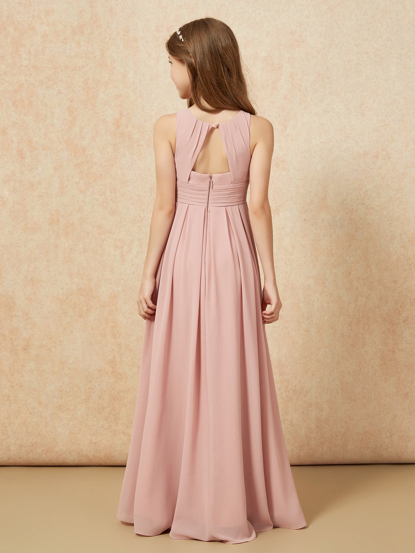 bridesmaid dresses pink and silver High neck Unique SIlver Beaded Pink Mermaid PRom Dresses