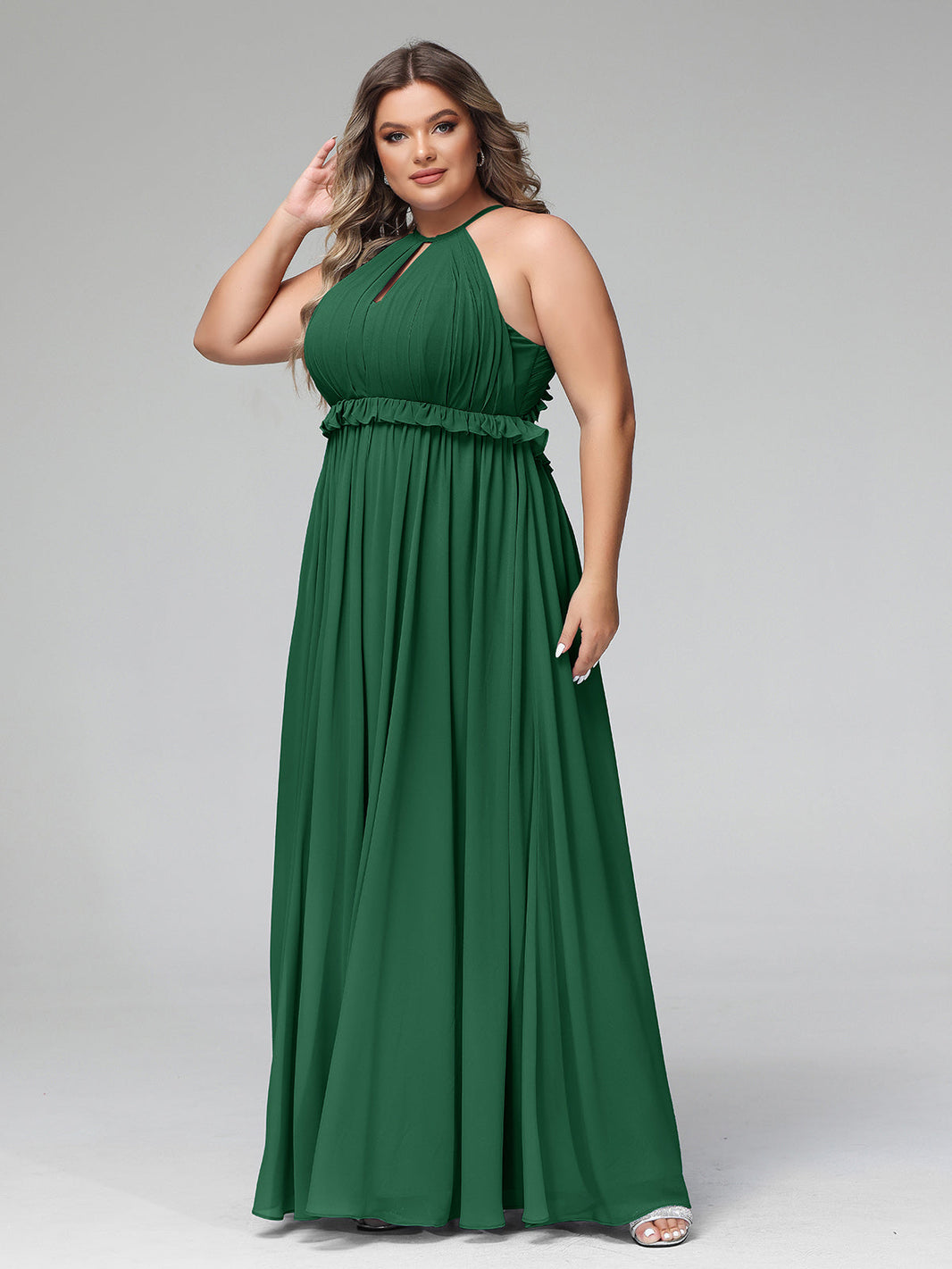 sachin and babi light blue dress Rust Brown Velvet Maxi Dress main image 0