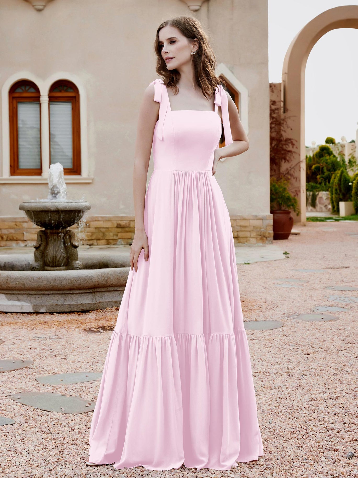princess polly baby blue dress Pink Bridesmaid Dresses - Short & Long Styles main image 0