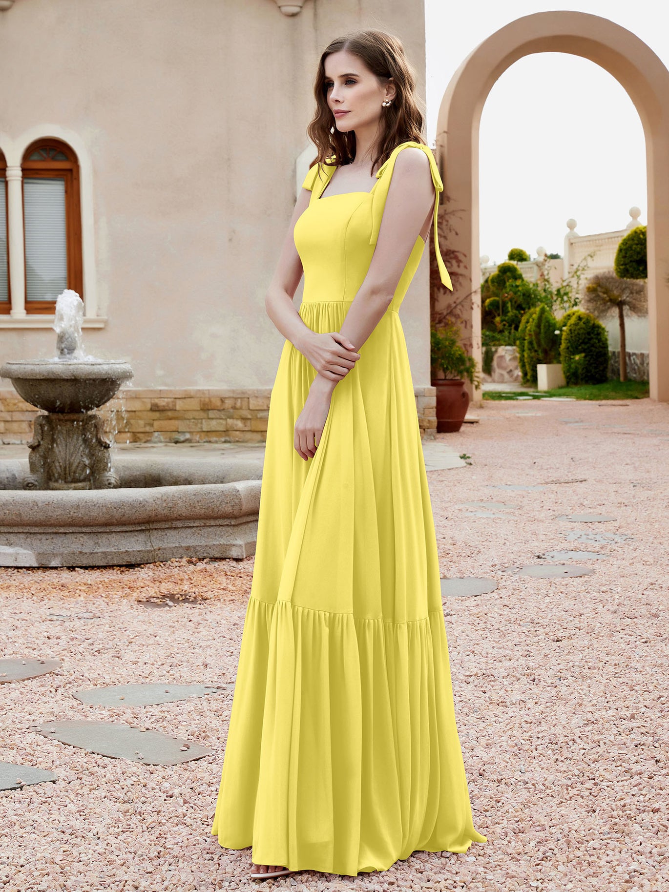 Shop Lemon Bridesmaid Dresses for a Vibrant Celebration BABARONI Shop Lemon Bridesmaid Dresses for a Vibrant Celebration BABARONI