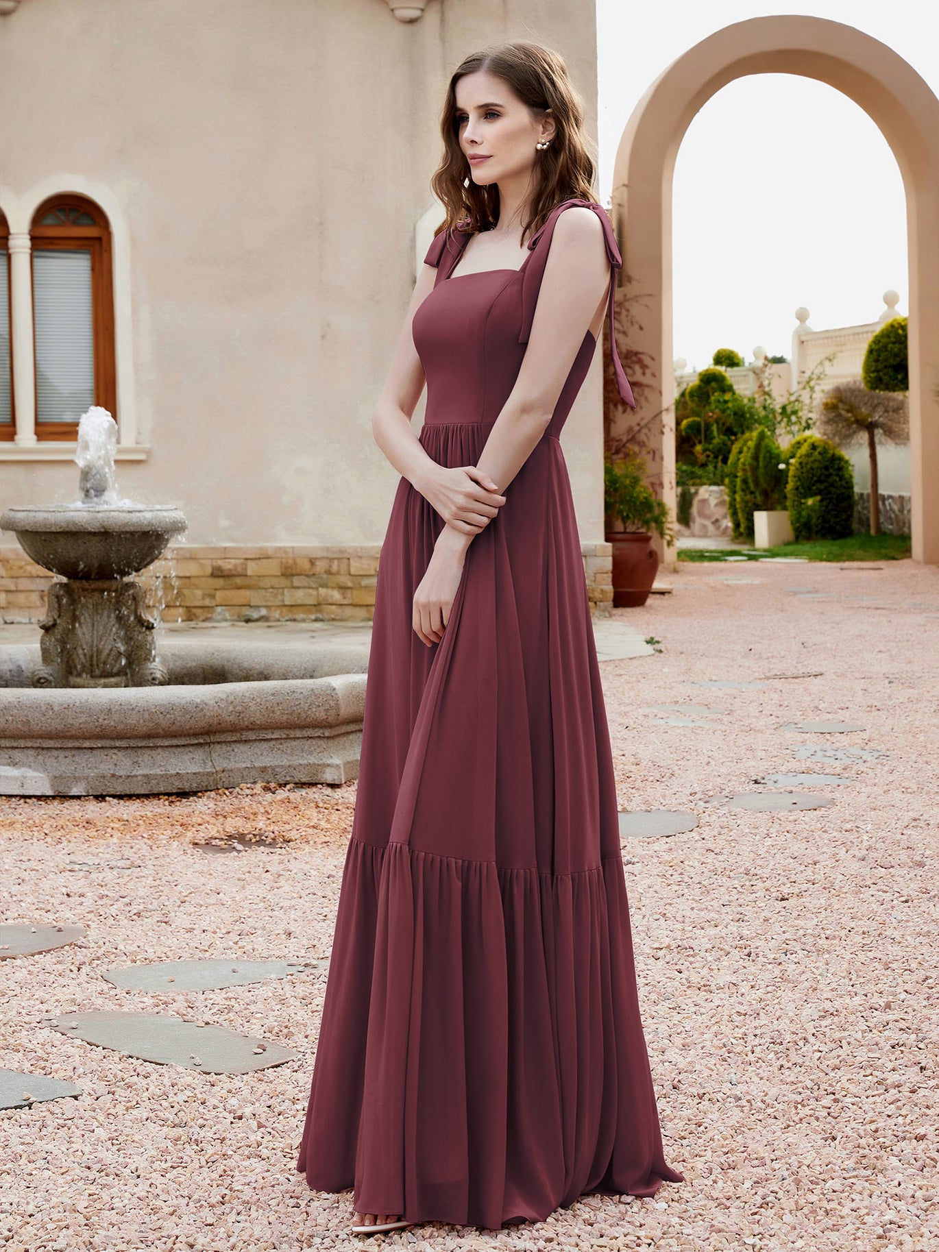 Mulberry Bridesmaid Dresses - Color Palette for Any Wedding Theme BABARONI Mulberry Bridesmaid Dresses - Color Palette for Any Wedding Theme BABARONI