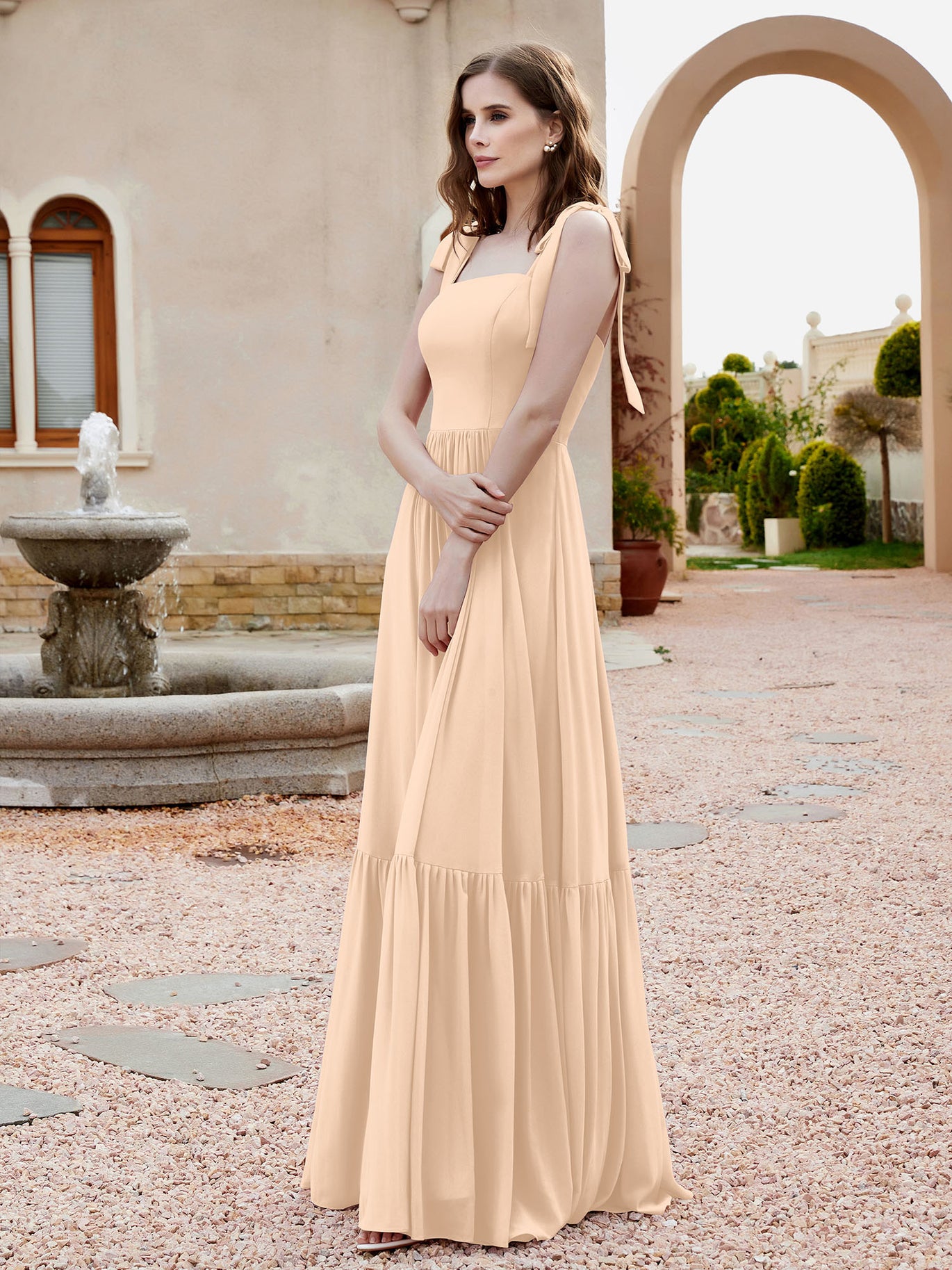Peach Bridesmaid Dresses - New Collection Just In BABARONI Peach Bridesmaid Dresses - New Collection Just In BABARONI