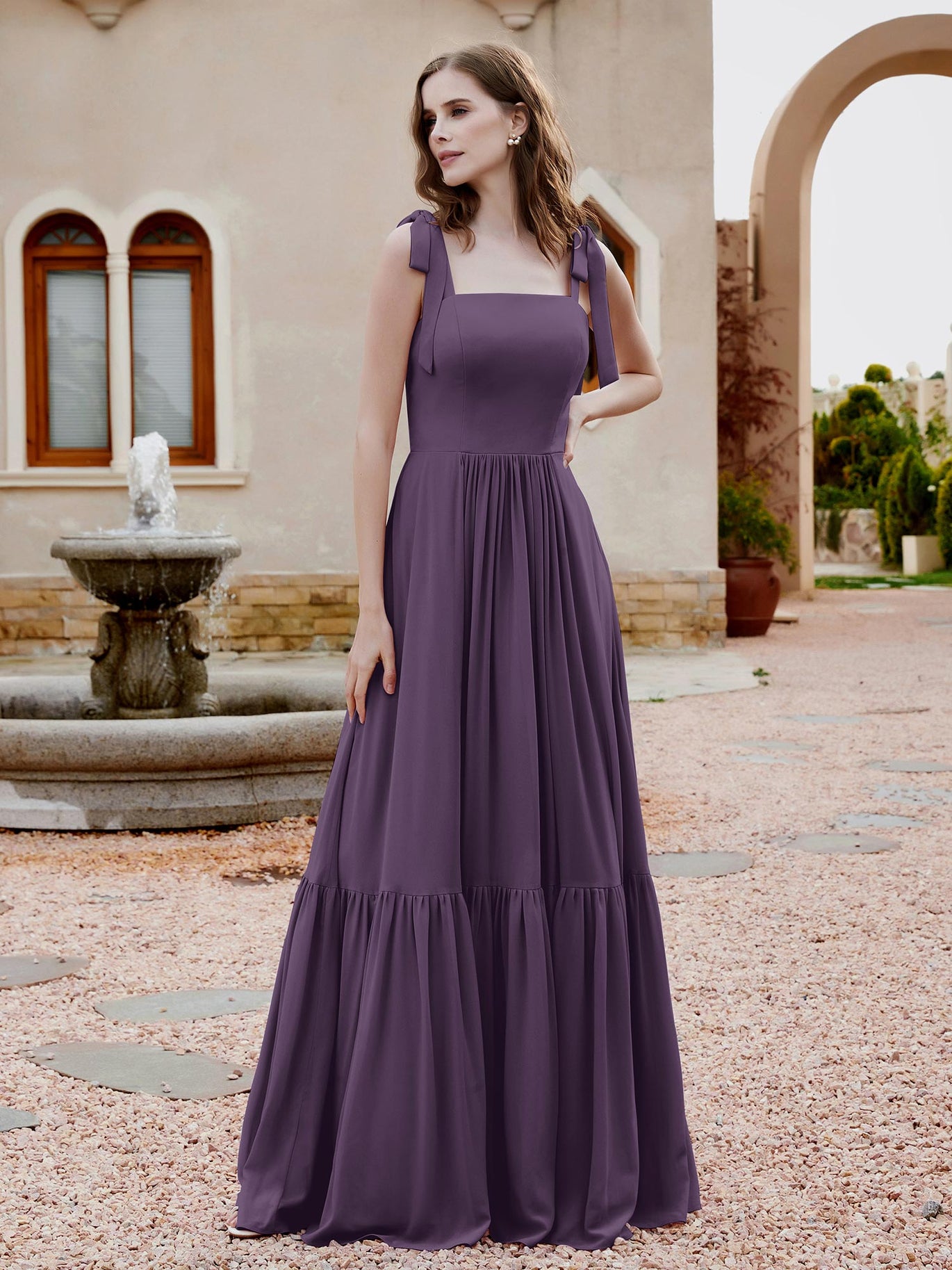 Plum Bridesmaid Dresses - Quality Gowns for All Wedding Budget BABARONI Plum Bridesmaid Dresses - Quality Gowns for All Wedding Budget BABARONI