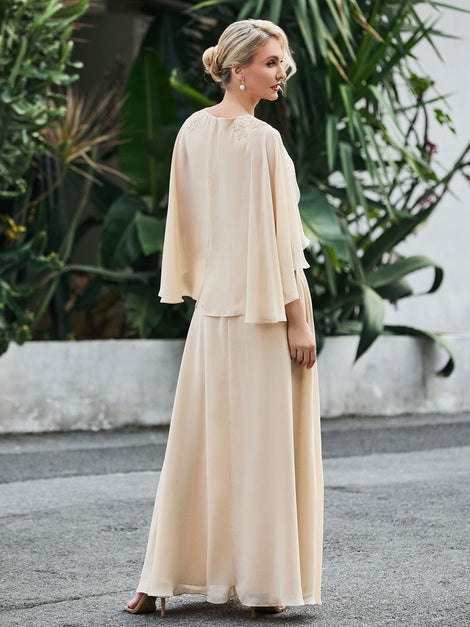 V Neckline Dress with Flutter Sleeves Lavender