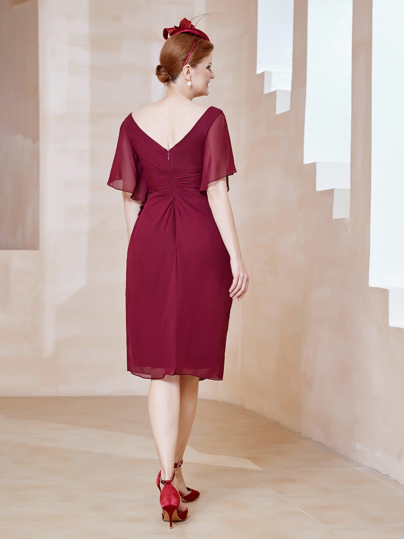 Knee Length Mother of the Bride Groom Dresses  BABARONI