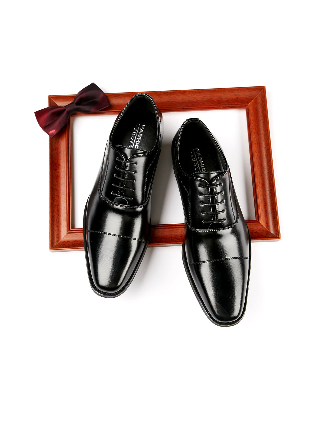 Leather Dress Shoes Cap Toe Oxford‎ Lace Up Casual Comfort Work Size? Tsubo Brown Leather Casual Cap Toe Oxford Dress Lace Up  main image 4