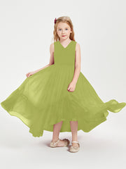 Boho Junior Bridesmaid Dresses Cascading Skirt Clover
