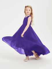 Boho Junior Bridesmaid Dresses Cascading Skirt Regency