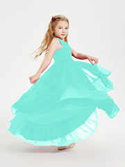 Boho Junior Bridesmaid Dresses Cascading Skirt Spa