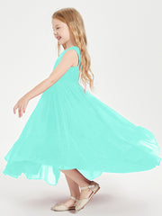 Boho Junior Bridesmaid Dresses Cascading Skirt Spa