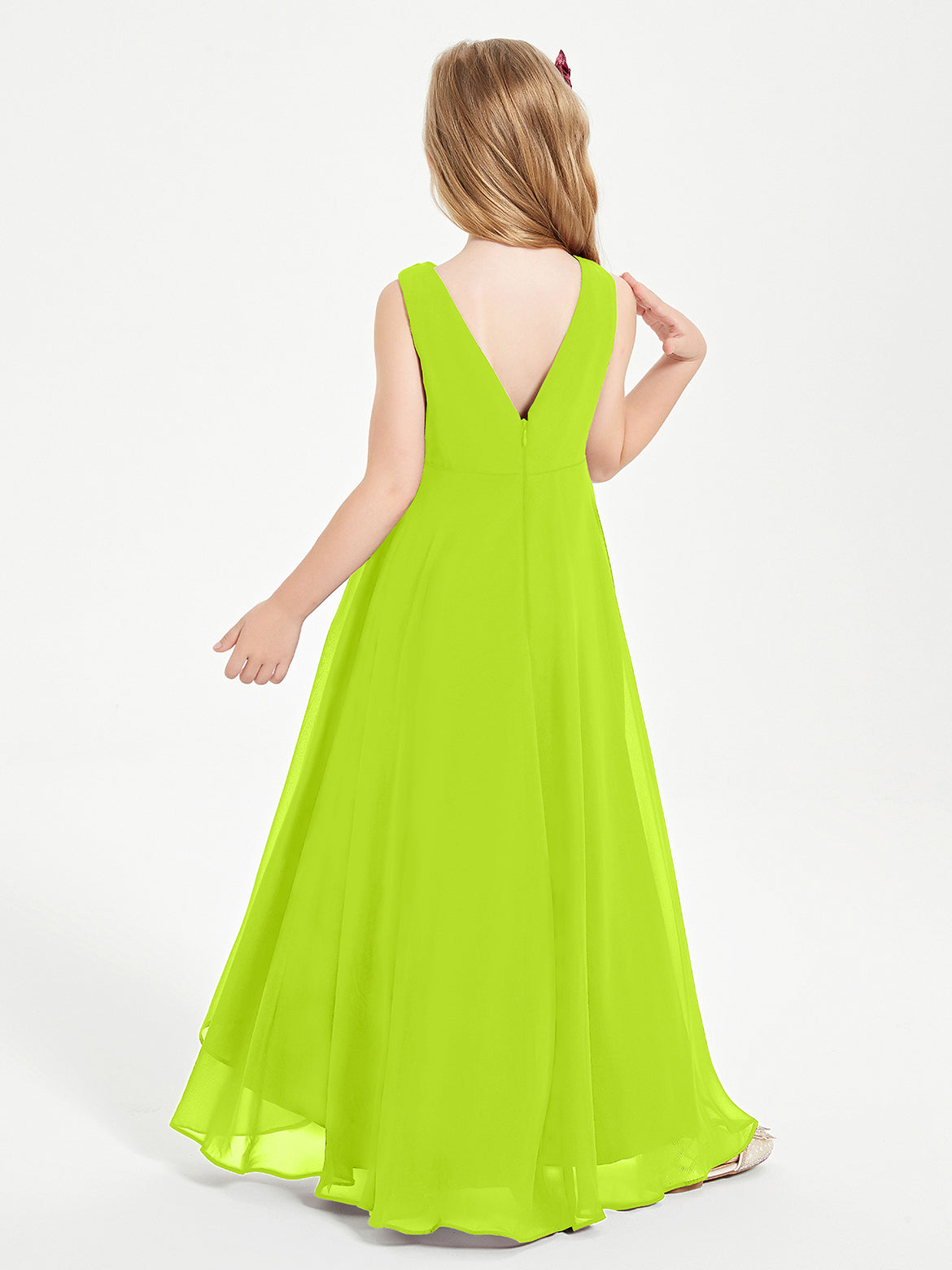 Lime-Green Junior Bridesmaid Dresses  BABARONI