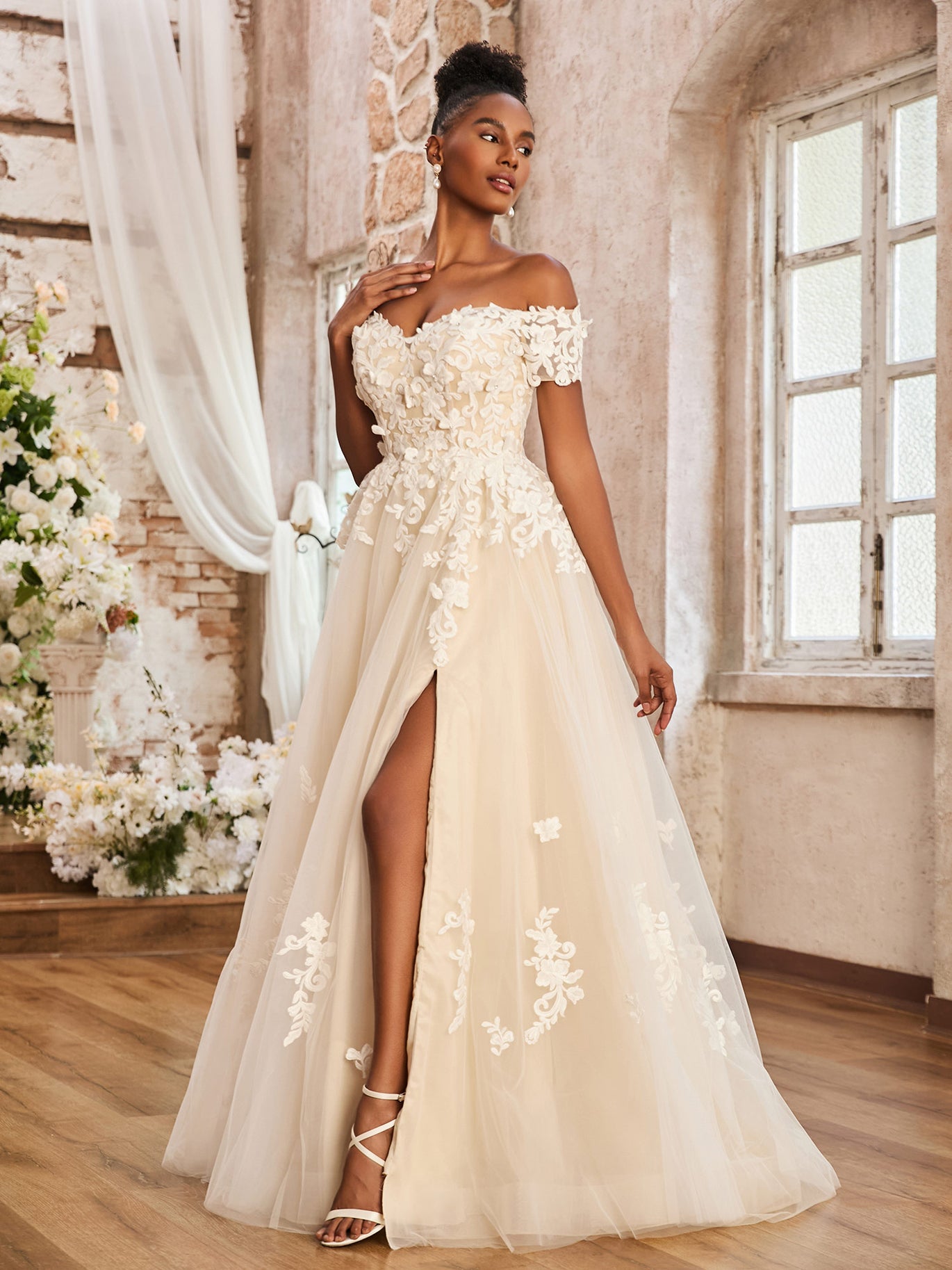 Shoes Jewelry For Champagne Colored Dress Mina Midi Dress