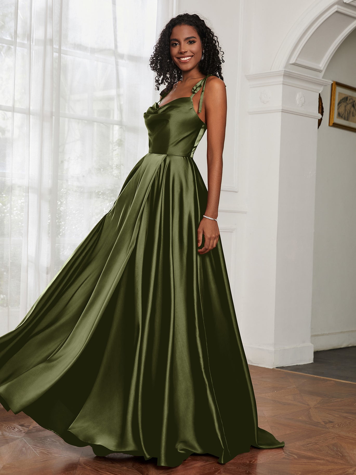 Olive Green Bridesmaid Dresses - Diverse Styles & Budget Friendly Appeal BABARONI Olive Green Bridesmaid Dresses - Diverse Styles & Budget Friendly Appeal BABARONI