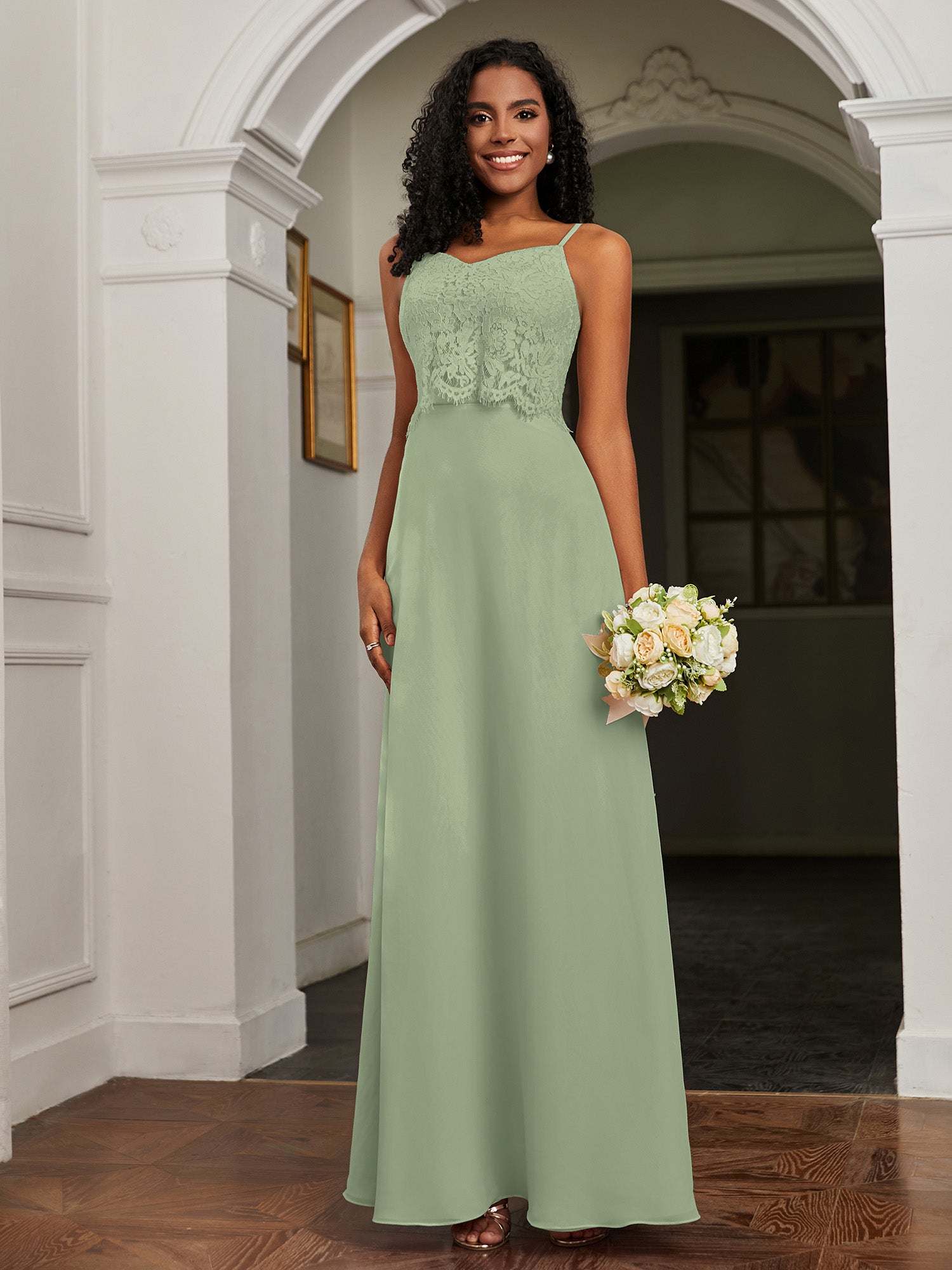 Dusty sage green bridesmaid dresses hotsell