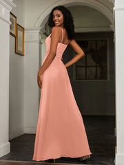 Lace Appliqued  Backless Chiffon A-Line Dress Papaya Plus Size