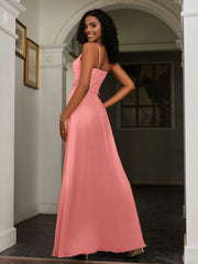 Lace Appliqued  Backless Chiffon A-Line Dress Sunset Plus Size
