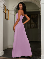 Lace Appliqued  Backless Chiffon A-Line Dress Wisteria Plus Size