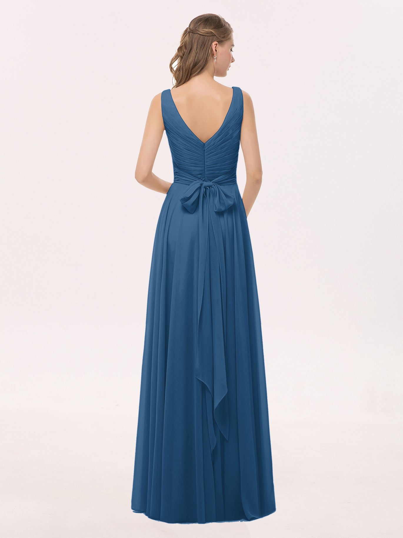Ink Blue Bridesmaid Dresses - Prices Suit Any Wedding Budget  BABARONI