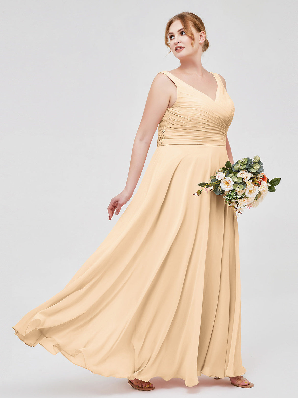 Peach Bridesmaid Dresses