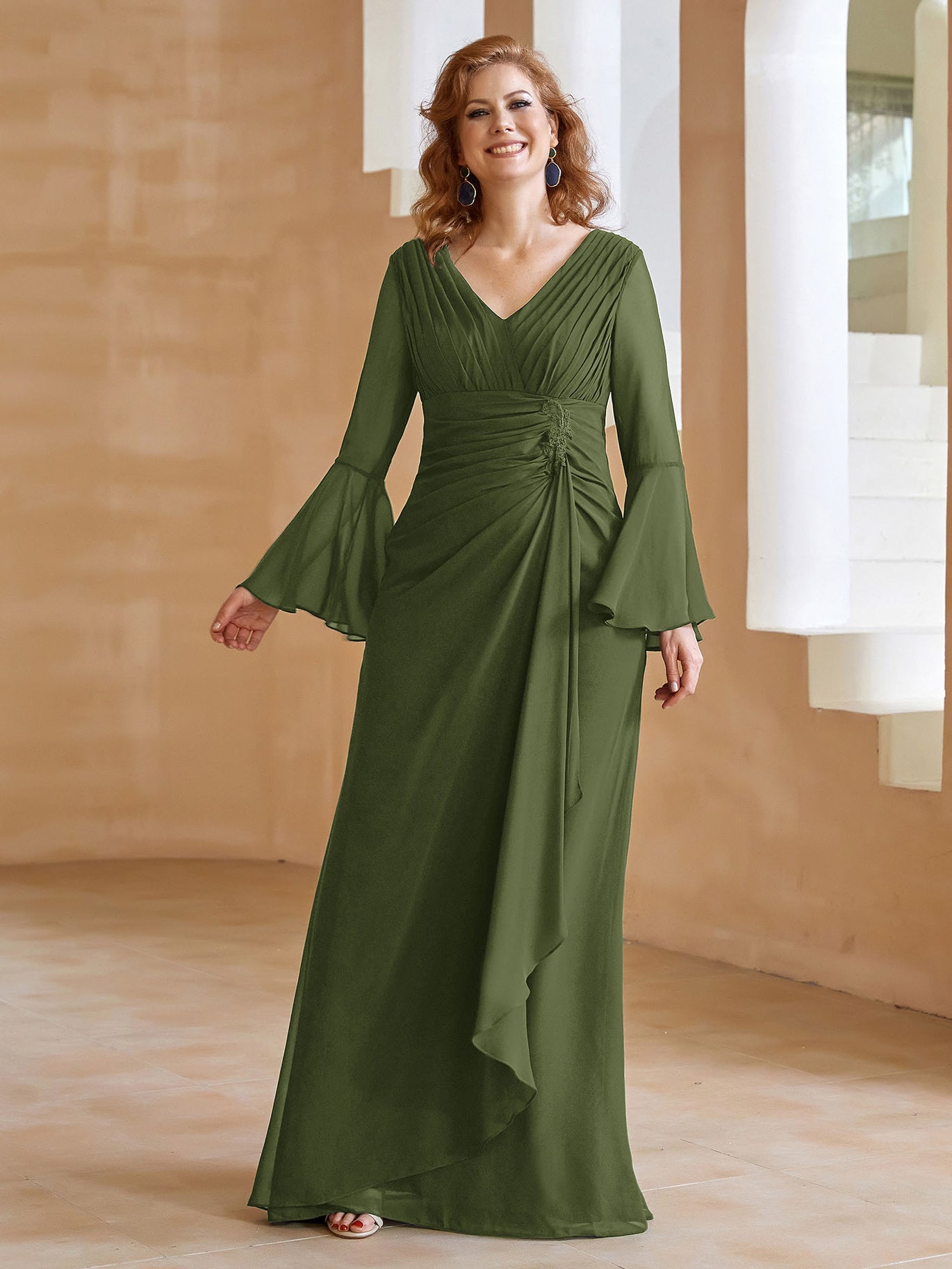 green emerald velvet dress Amazon.com: 2 Pieces Olive-Green Mother of The Bride Dress with Jacket  Floral Lace Chiffon Long Evening Dresses for Wedding Guest, US 10 : Clothing,  Shoes & Jewelry main image 1