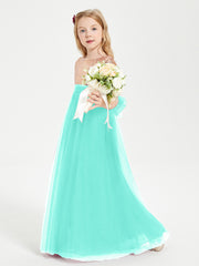 Glamorous Junior Bridesmaid Dresses Sequined Top Spa
